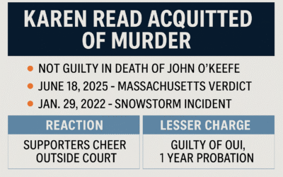 High‑Profile Verdict: Karen Read Acquitted of Murder, Convicted on OUI