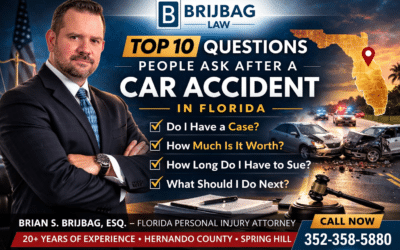 Top 10 Questions People Ask After a Car Accident in Spring Hill, Florida