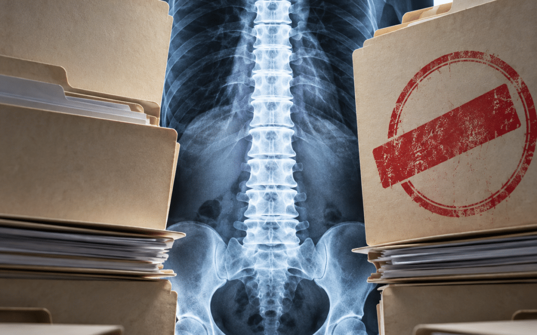 “Our Records Show a Pre-Existing Condition” (Congratulations, You Have a Spine)
